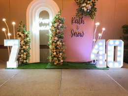 Event decoration showcase