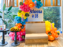 Event decoration showcase