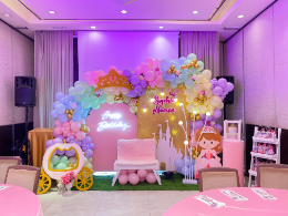 Event decoration showcase