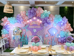 Event decoration showcase